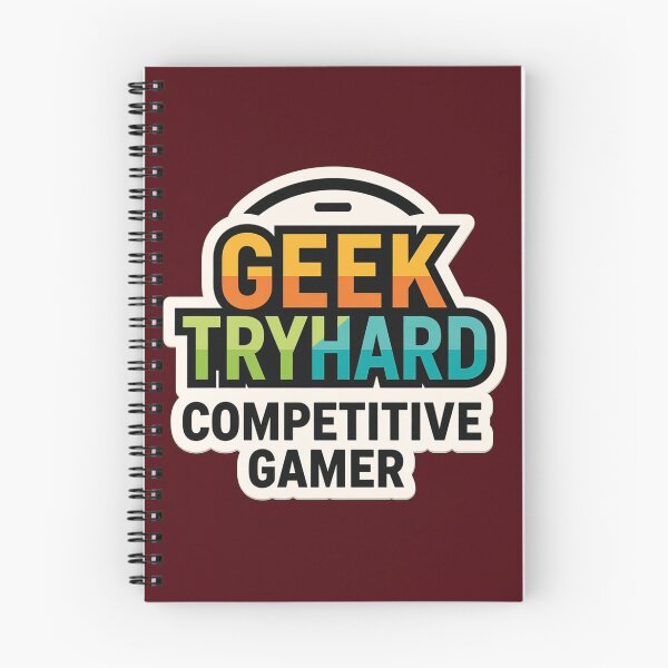 Item preview, Geek Tryhard – Funny Competitive Gamer Minimalist Sticker designed and sold by MerlinWear.
