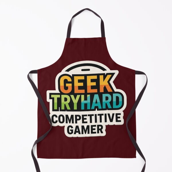Item preview, Geek Tryhard – Funny Competitive Gamer Minimalist Sticker designed and sold by MerlinWear.