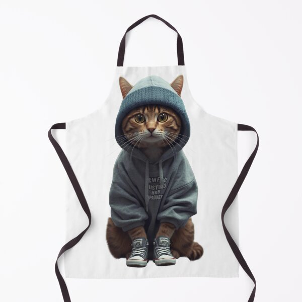 Aperçu de l'œuvre Cool Hipster Cat - Aesthetic Urban Kitty with Sunglasses créée et vendue par Timastorart.