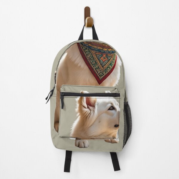 Item preview, Moroccan Style Dog with Traditional Bandana designed and sold by Hafcishop.