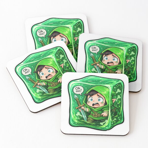 Item preview, Slime Trap Chibi Adventurer – Cute Dungeon RPG Sticker designed and sold by ITSimagination.