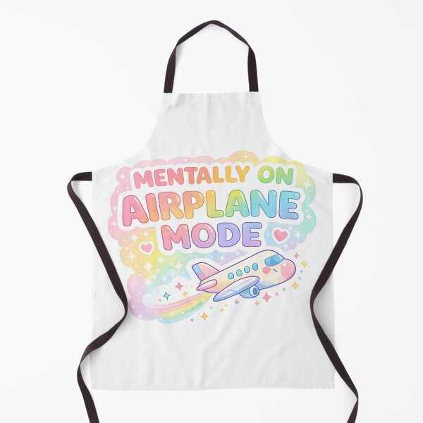 Item preview, Mentally On Airplane Mode Sticker – Funny Anti Social Aesthetic Sticker designed and sold by CutePlix.