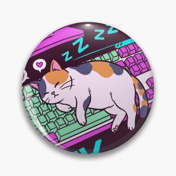 Item preview, AFK Lofi Slumber: The Cyber Desk Cat designed and sold by Teeflex.