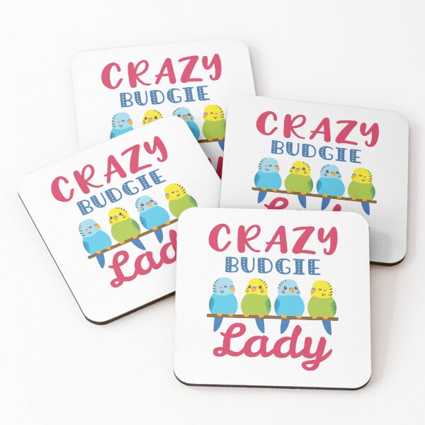 Item preview, Crazy Budgie Lady Parakeet Women designed and sold by jaygo.