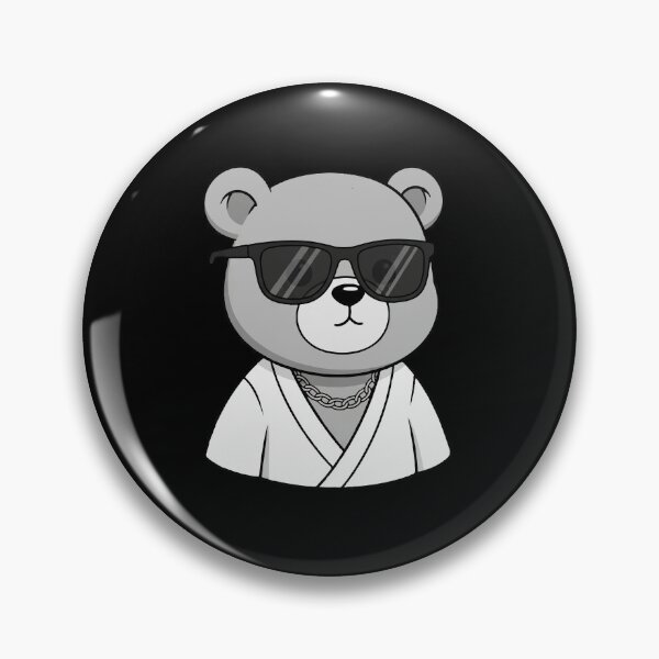 Item preview, Cool Bear in Sunglasses Cartoon   designed and sold by Junglenimals.
