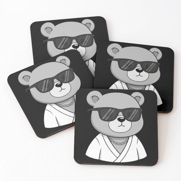 Item preview, Cool Bear in Sunglasses Cartoon   designed and sold by Junglenimals.