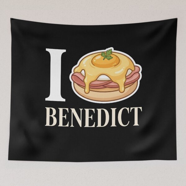 Item preview, I Love Benedict Food Lover Breakfast Eggs with Hollandaise designed and sold by THREE LITTLE BEANS.