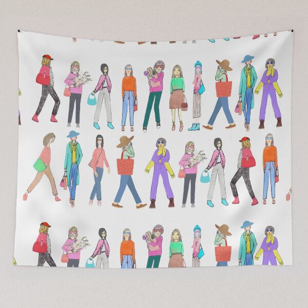 Item preview, Girls hand drawn designed and sold by Boy and Belugee.