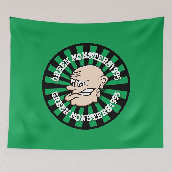 Item preview,  Green Monsters Never Sleep designed and sold by canvasriddle.