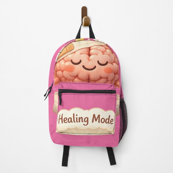 Item preview, Funny Brain with Bandage in Healing Mode – Cute Mental Health Icon Illustration designed and sold by StickyDelights.