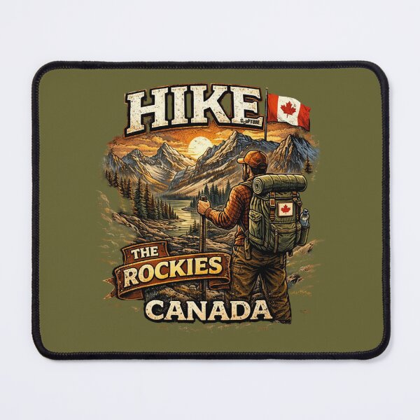 Item preview, Hike The Rockies Canada - Hiking designed and sold by Capturetees.