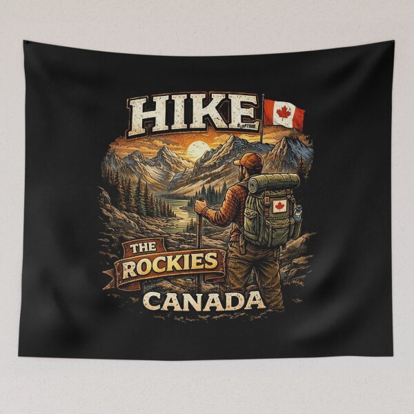 Item preview, Hike The Rockies Canada - Hiking designed and sold by Capturetees.