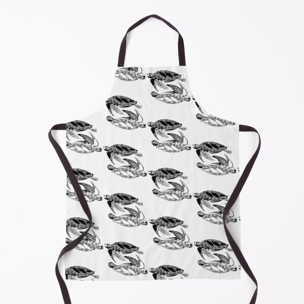 Item preview, TWO TURTLES IN BLACK AND WHITE designed and sold by geekmania48.