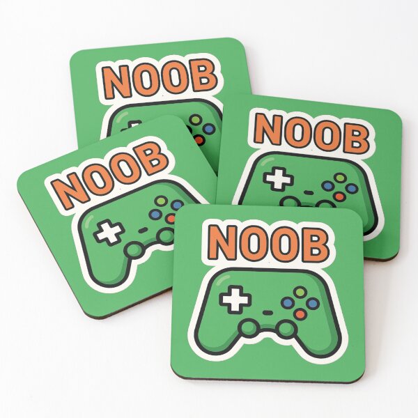 Item preview, Noob Gamer – Funny Gaming Meme Minimalist Sticker designed and sold by MerlinWear.