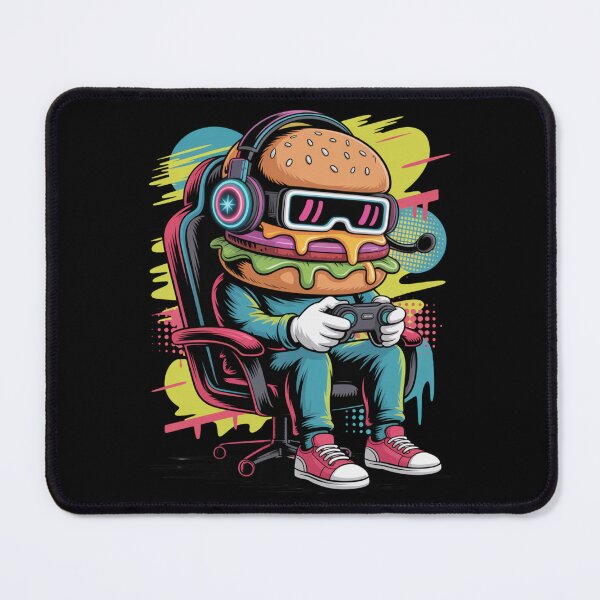 Item preview, Burger Gamer — No Pausing, No Sharing V11 designed and sold by DarylWelsh2024.