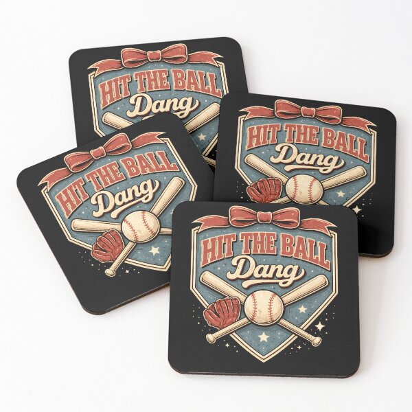 Item preview, Hit The Dang Ball Basebal  designed and sold by THREE LITTLE BEANS.