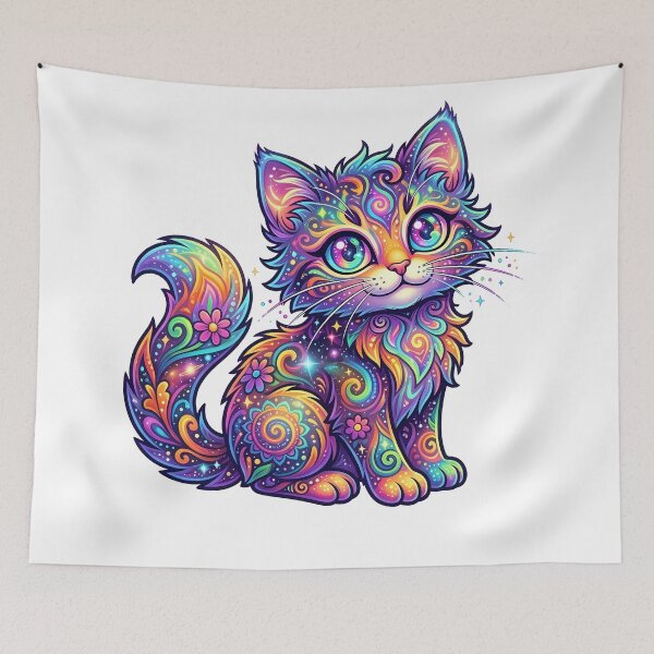 Item preview, rainbow cat designed and sold by HOPPER420.