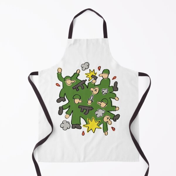Item preview, Chaotic Cartoon Battle Scene Cute Soldiers Explosion Doodle Style  Main Tag designed and sold by SeriouslyArtistical.