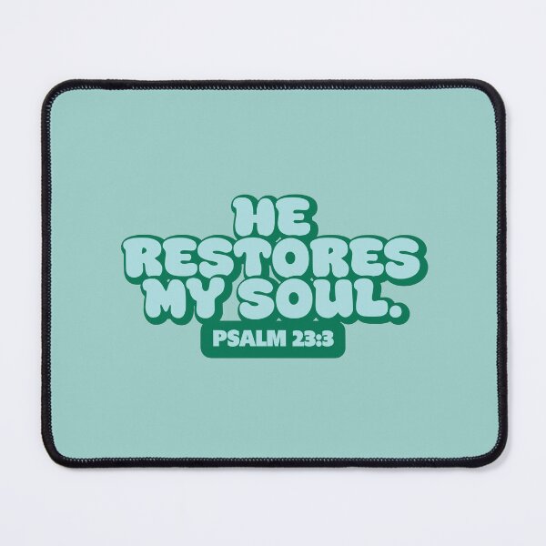 Item preview, HE RESTORES MY SOUL  designed and sold by thehappyintrovert .