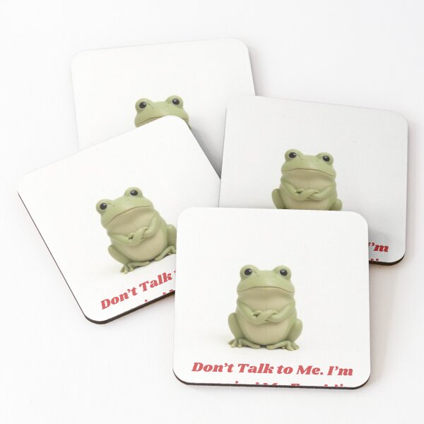 Item preview, Tiny Angry Frog.Don't Talk to Me. I'm Processing My Frogging's. designed and sold by MerchWSzpilkach.