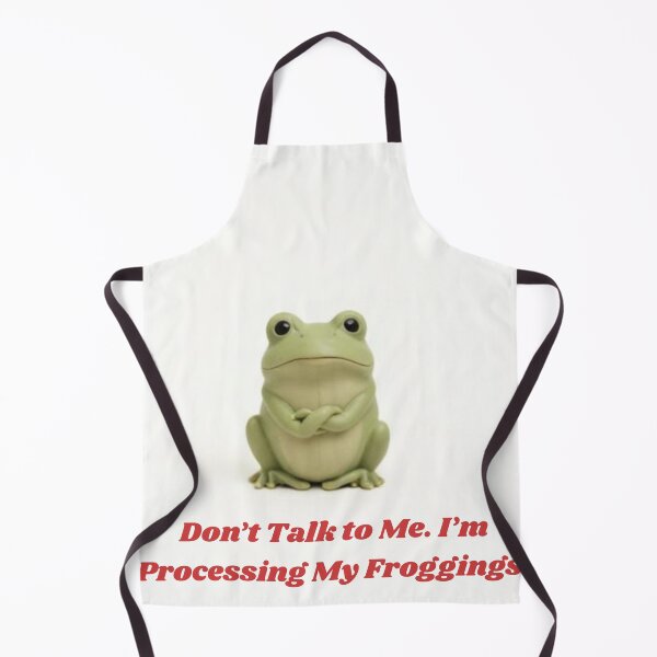 Item preview, Tiny Angry Frog.Don't Talk to Me. I'm Processing My Frogging's. designed and sold by MerchWSzpilkach.