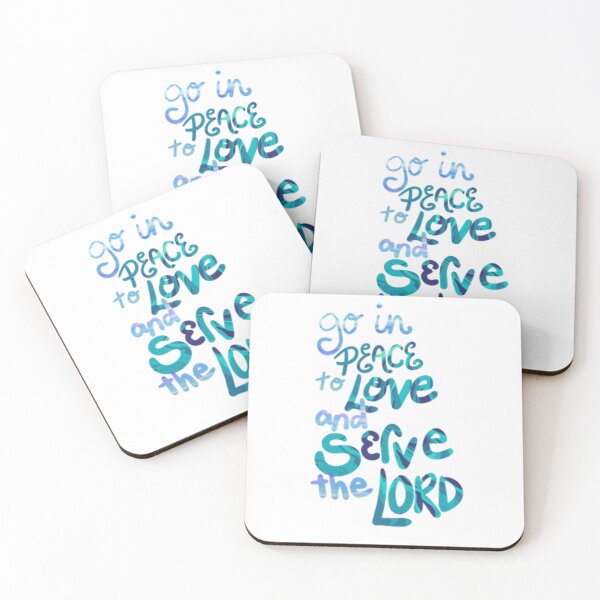 Item preview, Love and serve the Lord - faith  designed and sold by CSheehanArt.