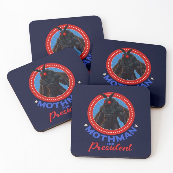 Item preview, Mothman for President Cryptid Election Campaign Retro Style designed and sold by LinaValearte.