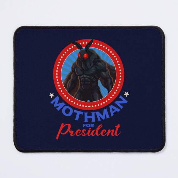 Item preview, Mothman for President Cryptid Election Campaign Retro Style designed and sold by LinaValearte.