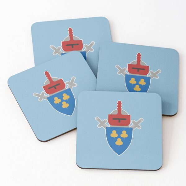 Item preview, Yellow Castle Clover Knights Crest 1978 designed and sold by design-jobber.