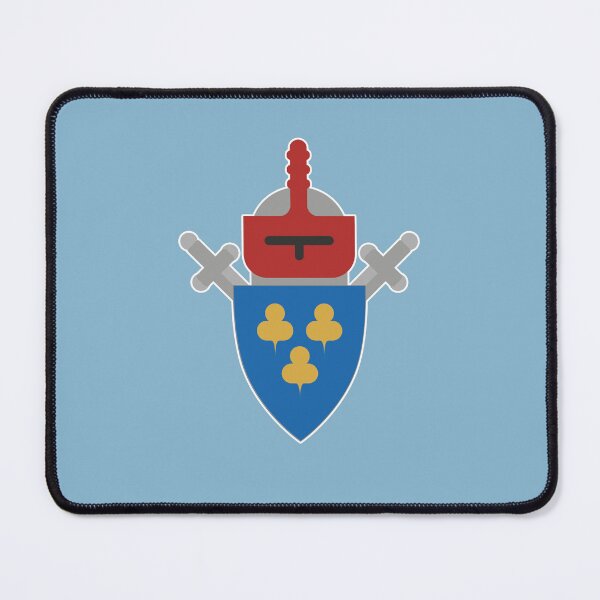 Item preview, Yellow Castle Clover Knights Crest 1978 designed and sold by design-jobber.