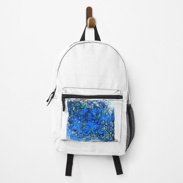 Item preview, Deep Blue Green Wave Flow designed and sold by YRB abstract .