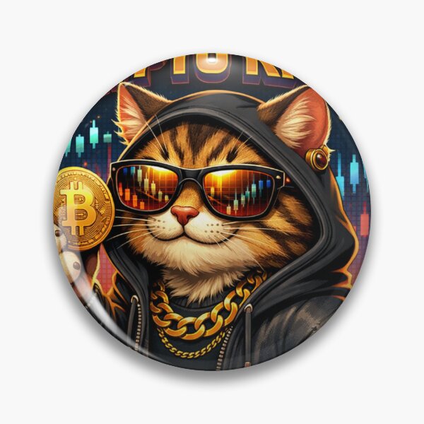 Item preview, Cool Crypto Cat: Bitcoin & NFT Investor Aesthetic designed and sold by Israelfjds.