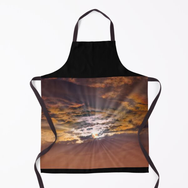 Item preview, Celestial Sunrays - Dramatic Sunset Sky & Golden Light Photography designed and sold by AbulailArt.