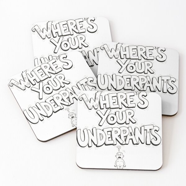 Item preview, Where's Your Underpants designed and sold by Black Rainbow Studios.