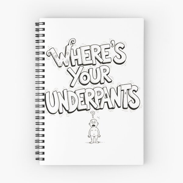 Item preview, Where's Your Underpants designed and sold by Black Rainbow Studios.
