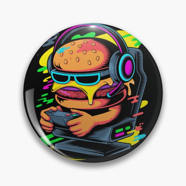 Item preview, Burger Gamer — No Pausing, No Sharing V13 designed and sold by DarylWelsh2024.