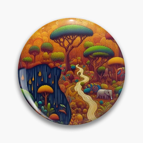 Item preview, Colorful African Continent designed and sold by ChloeDesigns401.