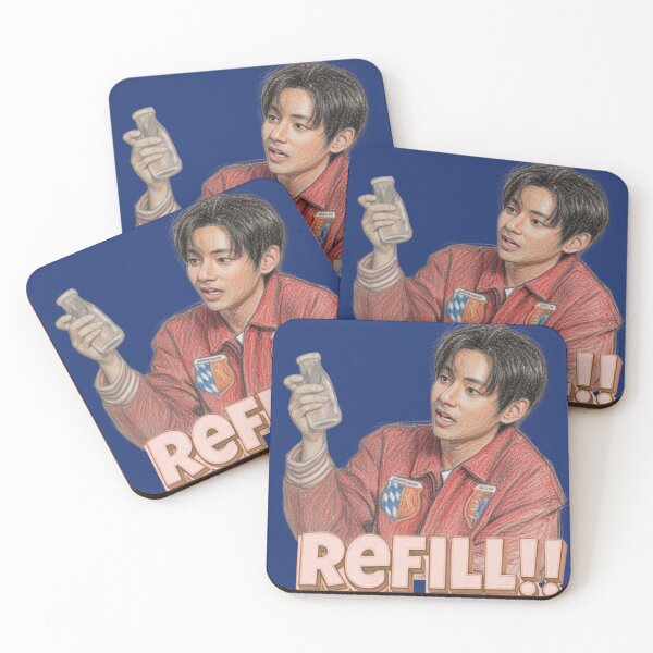 Item preview, Refill - Taehyung hot ones design designed and sold by ARMYPLUGCO.