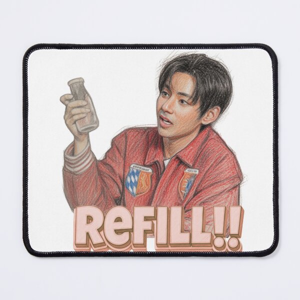 Item preview, Refill - Taehyung hot ones design designed and sold by ARMYPLUGCO.