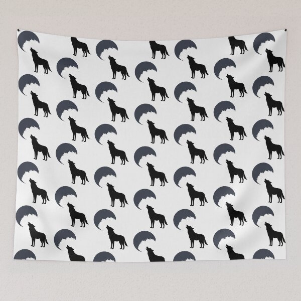 Item preview, wolf howling at the moon designed and sold by geekmania48.