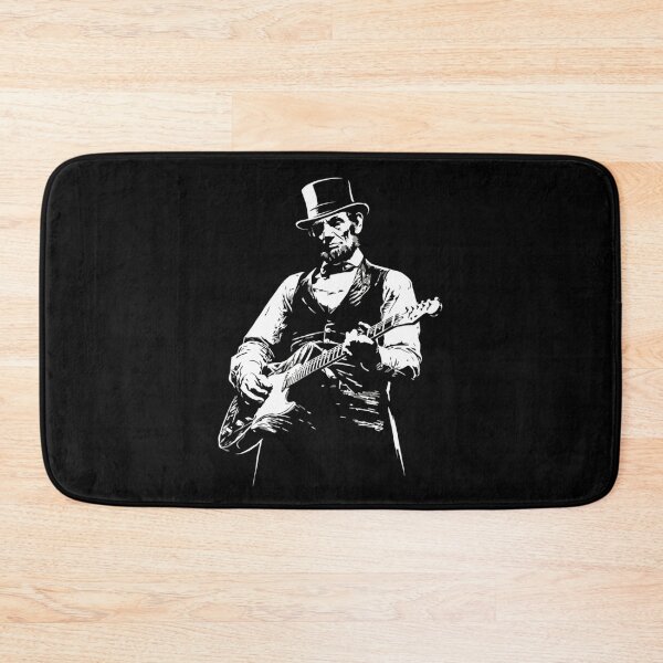 Item preview, Abraham Lincoln Rockstar - Honest Abe Playing Electric Guitar designed and sold by Ali-printshop.