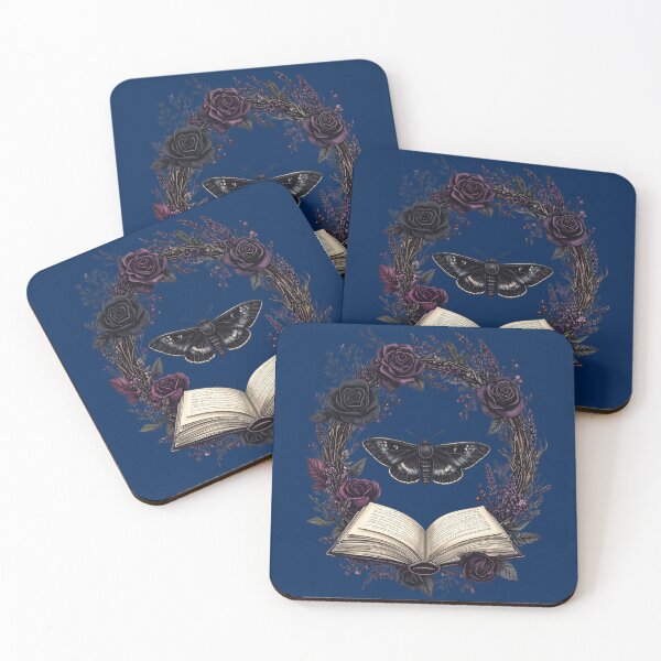 Item preview,  Dark Floral Book and Butterfly designed and sold by TripleMoonCrafts.