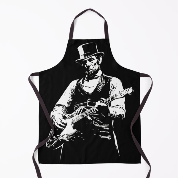 Item preview, Abraham Lincoln Rockstar - Honest Abe Playing Electric Guitar designed and sold by Ali-printshop.