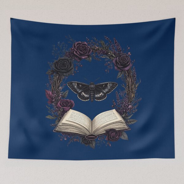 Item preview,  Dark Floral Book and Butterfly designed and sold by TripleMoonCrafts.