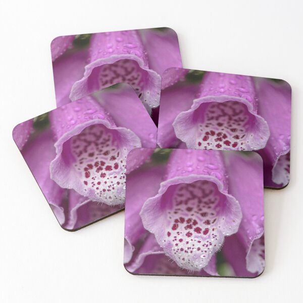 Item preview, Purple foxglove flower with rain drops designed and sold by Stephanie SD3 Creative.