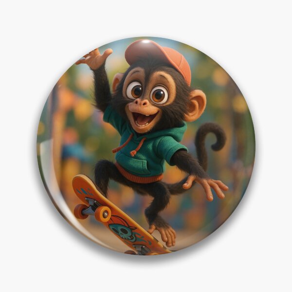 Item preview, Skater Spider Monkey designed and sold by Sillytoe.