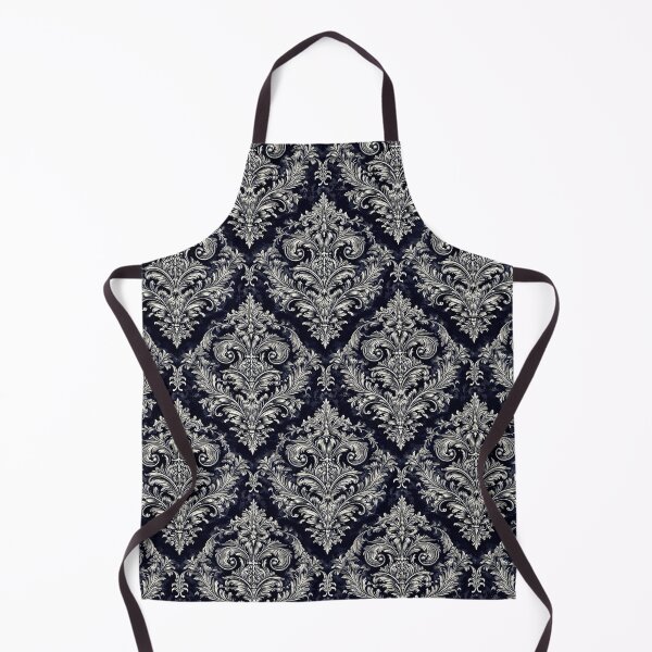 Item preview, Gothic Noir Silver Baroque Damask designed and sold by cabuks.