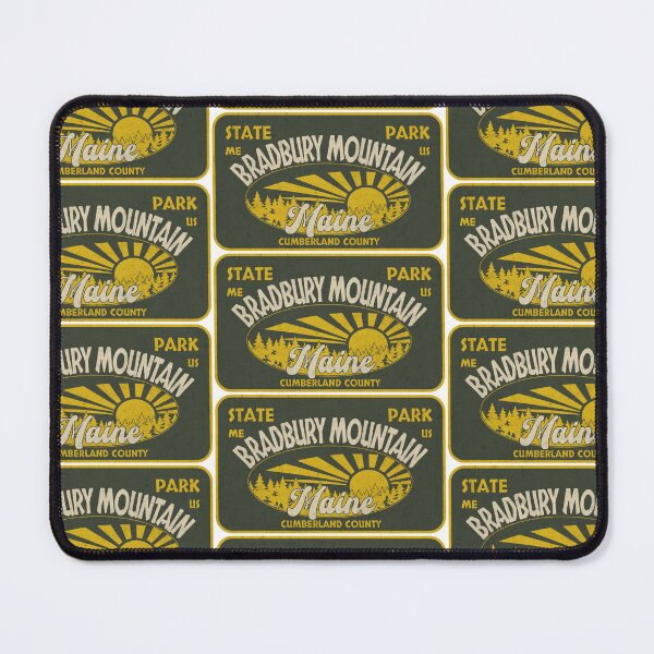 Item preview, Bradbury Mountain State Park, Cumberland County, Maine, badge design designed and sold by Wanderful-roads.