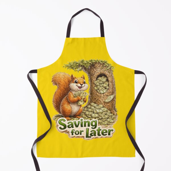 Item preview, Funny Squirrel Saving Money Sticker – Cute Wealth Humor Art designed and sold by Felixuss.
