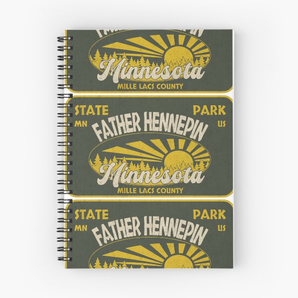 Item preview, Father Hennepin State Park, Mille Lacs County, Minnesota, badge design designed and sold by Wanderful-roads.
